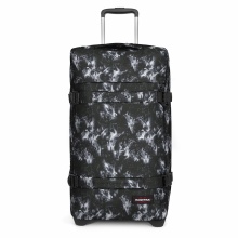 Torba podróżna Eastpak Transit'r L Dark Flame (121 litrów) z kółkami czarna/biała